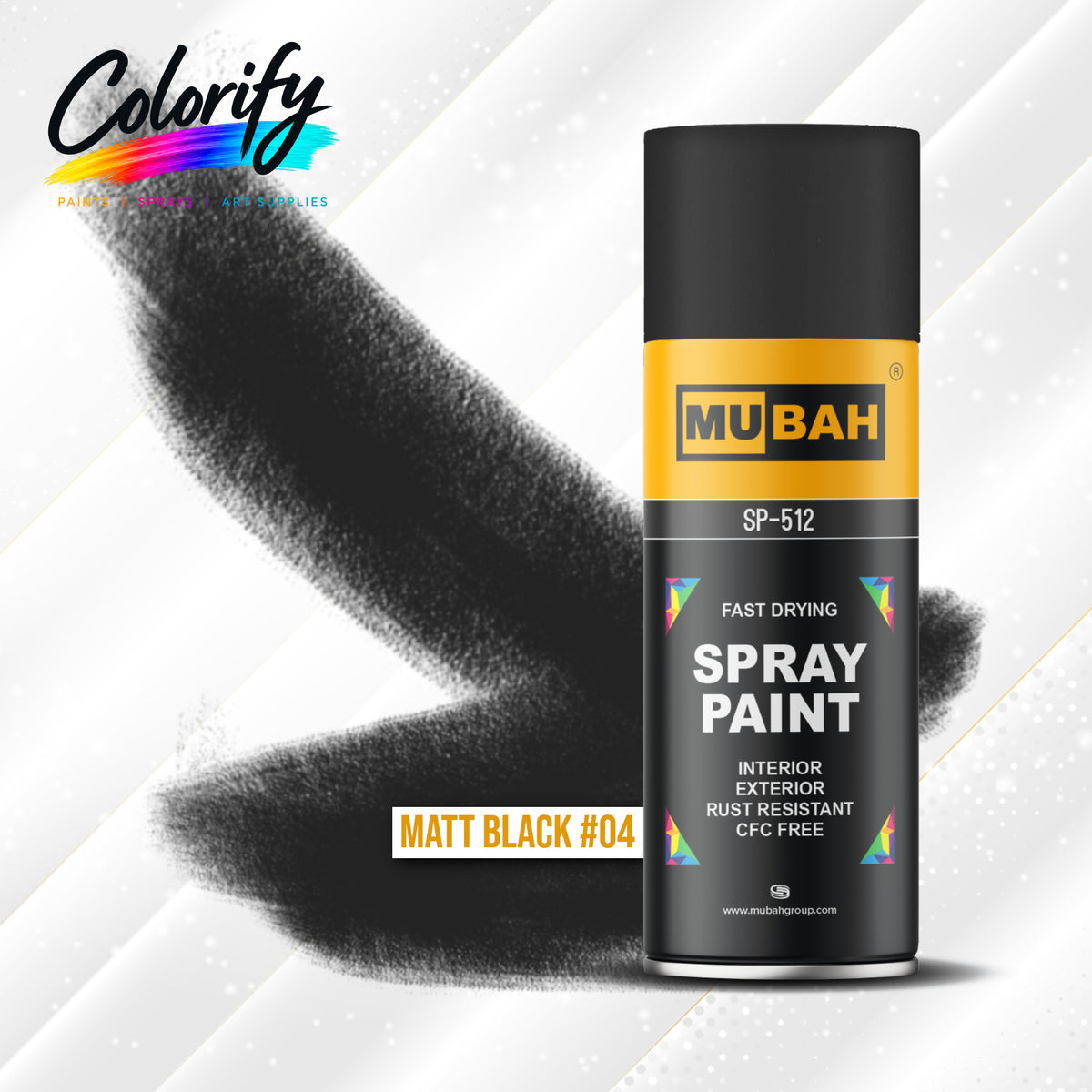 MUBAH Spray Paint 400ml – Pack of 12