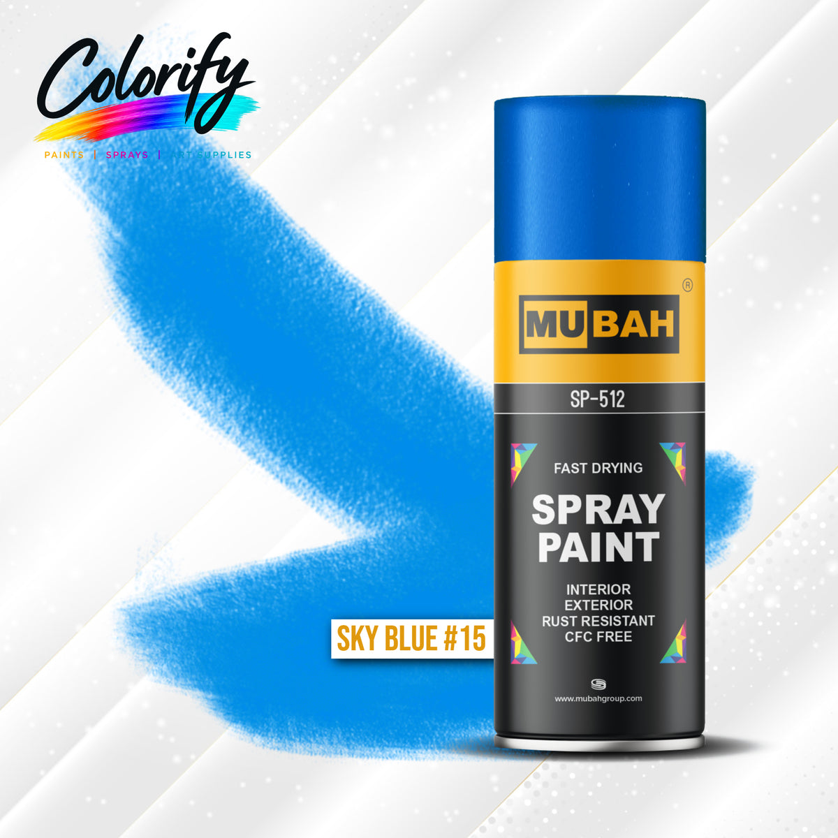 MUBAH Spray Paint 400ml – Pack of 12