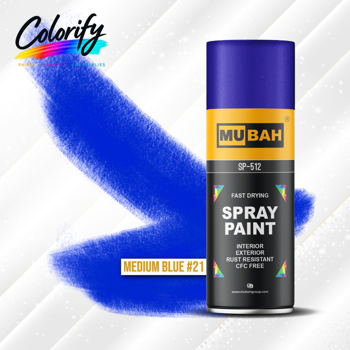 MUBAH Spray Paint 400ml – Pack of 12