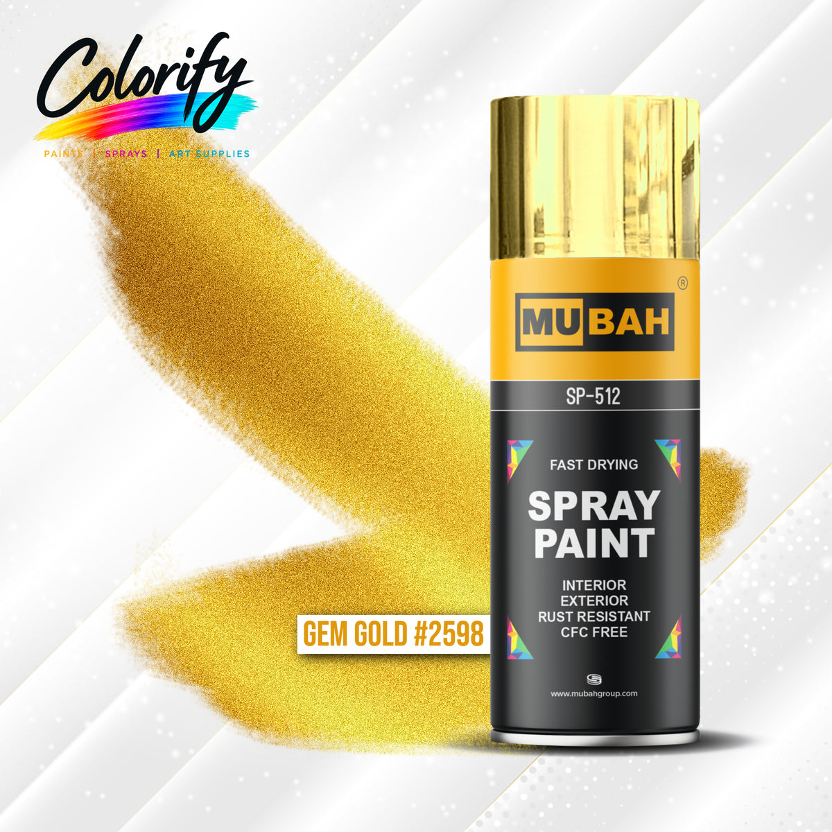 MUBAH Spray Paint 400ml – Pack of 12