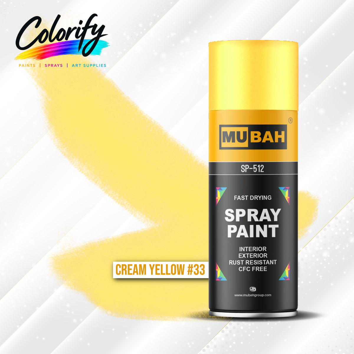 MUBAH Spray Paint 400ml – Pack of 12