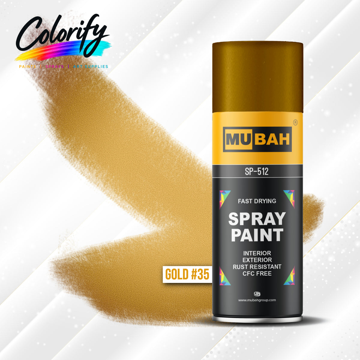 MUBAH Spray Paint 400ml – Pack of 12
