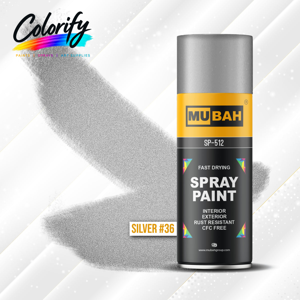 MUBAH Spray Paint 400ml – Pack of 12