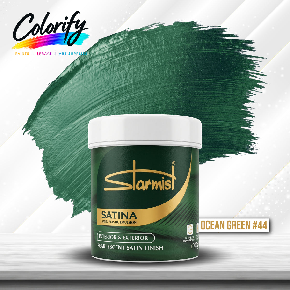 STARMIST Water Based Metallic Paints 100ml