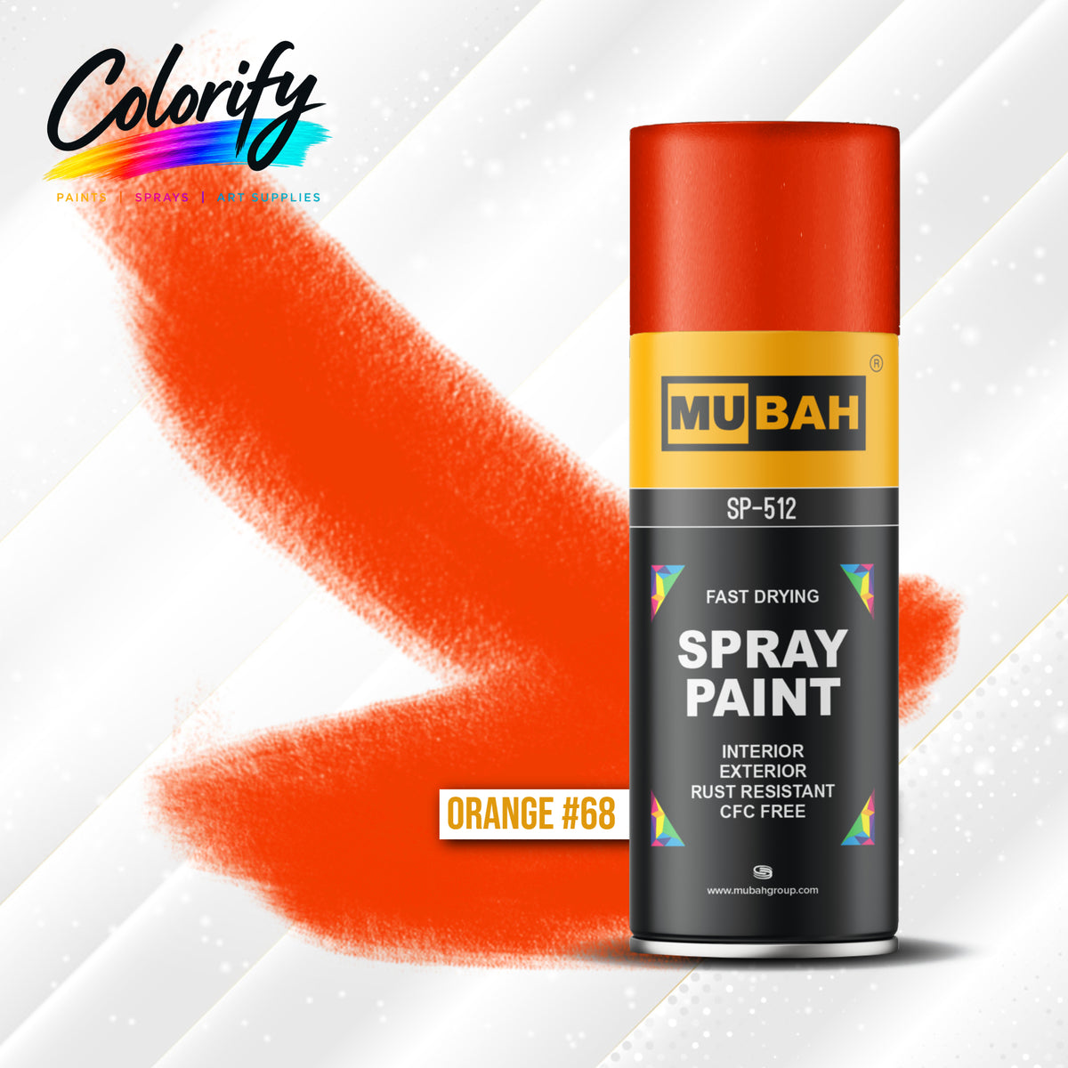 MUBAH Spray Paint 400ml – Pack of 12